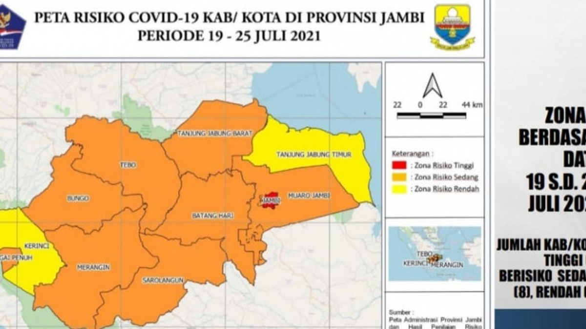 Bertambah 19 Hari Ini, Total Pasien Meninggal Akibat COVID-19 di Jambi Berjumlah 406 Orang