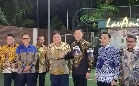 Disambut AHY-Ibas di Puri Cikeas, Airlangga Hartarto Lakukan Pembicaraan Tertutup dengan SBY