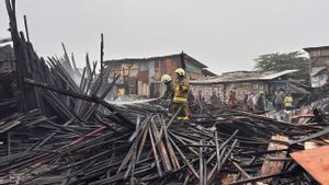 Kebakaran Babakan Ciparay Bandung, 12 Kios Kayu Ludes Dilalap Api