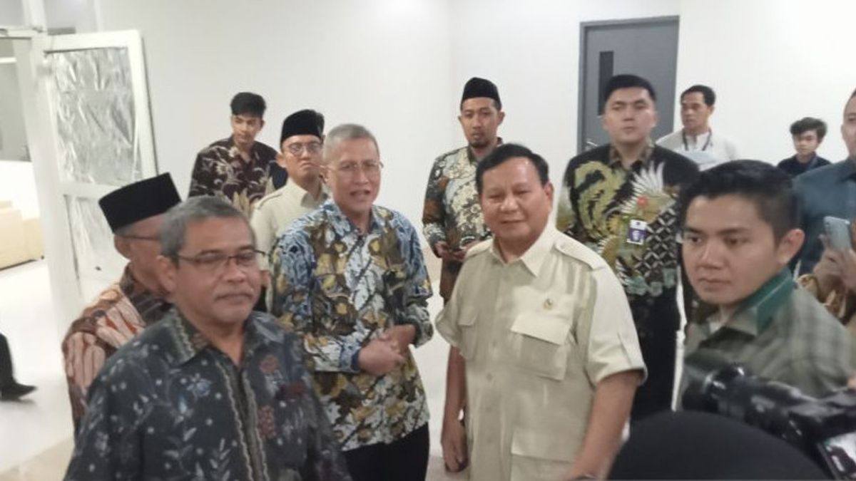 Defense Minister Prabowo Reviews Missile Laboratory At UAD Yogyakarta