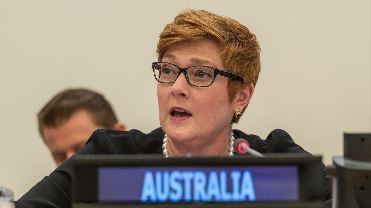 La Ministre Australienne Des Affaires étrangères, Marise Payne, Affirme Que Nous Ne Pouvons Pas Répondre à Leurs Exigences