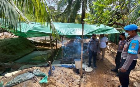 Kembali Beroperasi, Polisi Tertibkan Tambang Emas Ilegal di Lombok Tengah