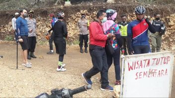 Le Maire Viral De Malang Sutiaji Et Le Groupe Gowes Auraient été Forcés D’entrer Dans La Plage Fermée, Le Gouvernement S’excuse