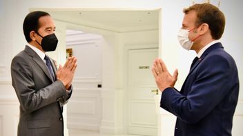 ジョコウィはフランスのエマニュエル・マクロン大統領と会談し、これは彼が話したものです