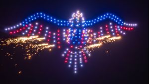 FAA Allows US First Drone Fireworks Show