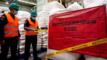 KKP Segel 453 Ton Bahan Baku Pakan Ikan Impor di Banten Karena Tak Sesuai Peruntukan 