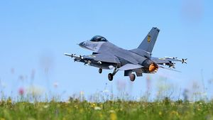    Jet Tempur F-16 Ukraina Hancur dalam Kecelakaan