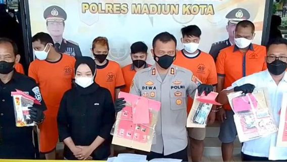 Polres Madiun Kota Tangkap 10 Tersangka Kasus Narkoba dan Obat Keras