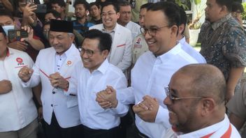 Anies-Cak Imin Kompak Comes Together To The PKS Office, Welcomed By The President And Secretary General