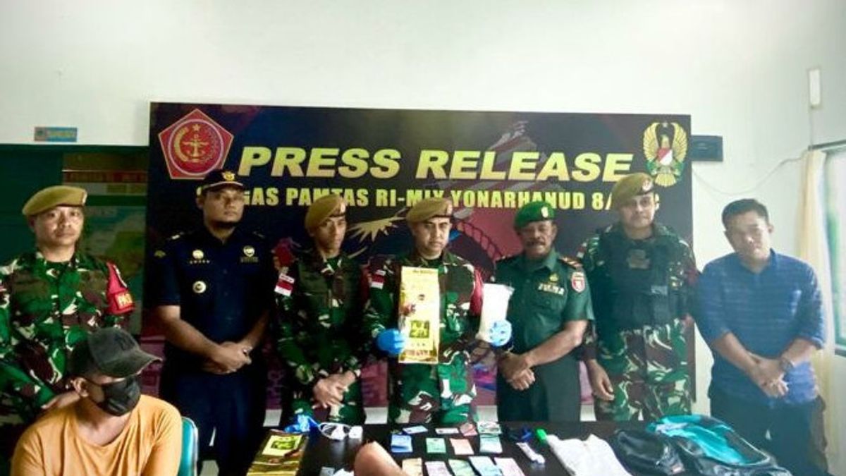 Pamtas Gagalkan Penyelundupan 1 Kg Sabu Asal Malaysia