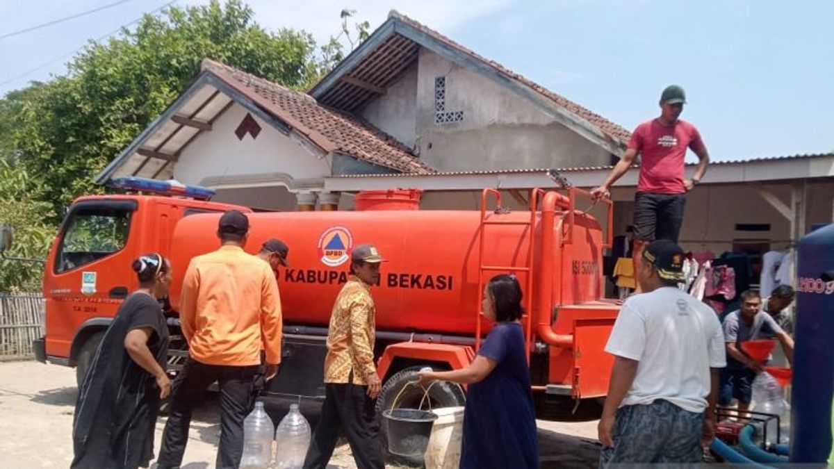 BPBD: 8 sous-districts de Bekasi Crisis d’eau potable