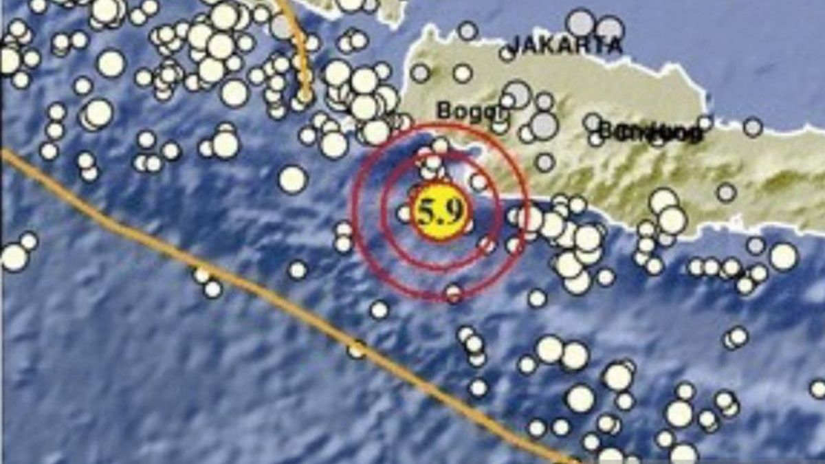 Un tremblement de terre de magnitude 5,9 à Banten a également été ressenti par les habitants de Sukabumi