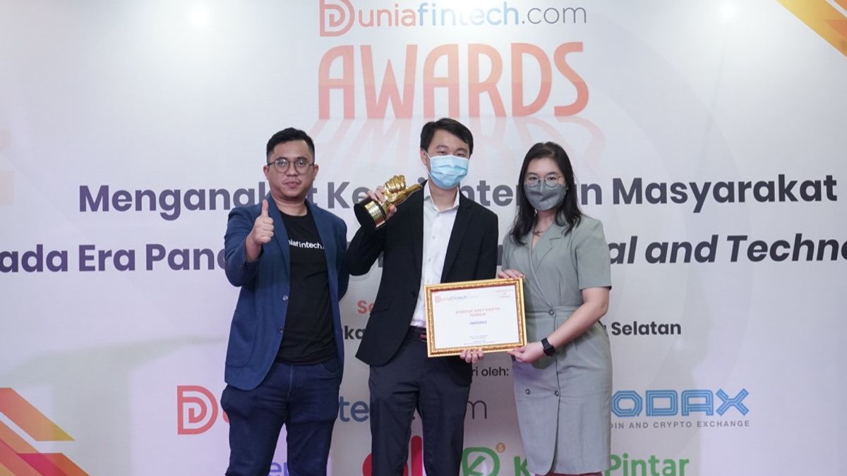 Indodax Kembali Raih Penghargaan Startup Aset Kripto Terbaik dari Duniafintech Awards