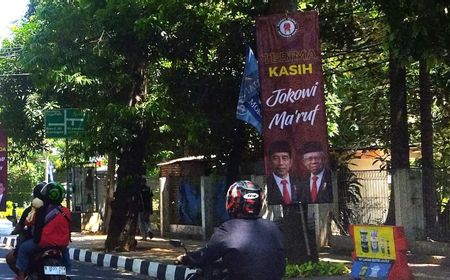 Warga Keluhkan Spanduk Ucapan Terima Kasih Jokowi