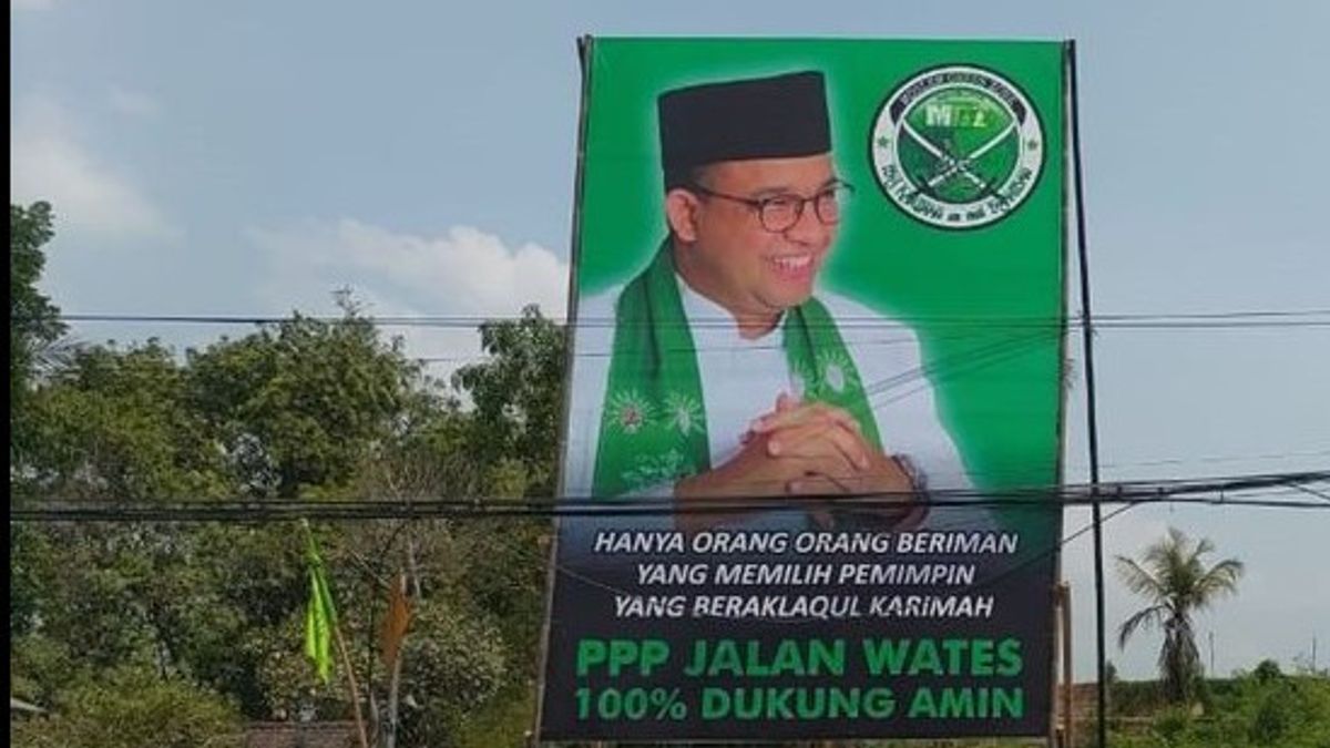 Bawaslu Asked To Order PPP Billboards To Support AMIN Couples In Yogyakarta