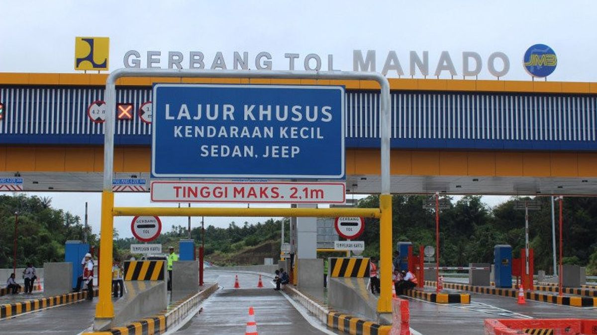 Jasa Marga Approximates The Volume Of Crossing Vehicles On The Manado-Bitung Toll Road Up 5 Percent