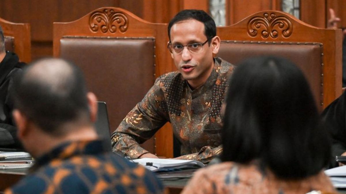 Nadiem Makarim témoigne à la Cour d'appel dans l'affaire de la corruption des Chromebooks