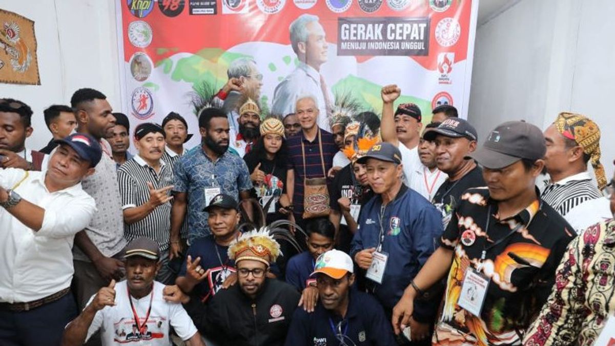 Winning Papuan Voices, Ganjar Establishes Gama Command Post In Jayapura