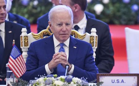 Terbang dari Kamboja dengan Air Force One, Presiden AS Joe Biden Tiba di Bali untuk Hadiri KTT G20