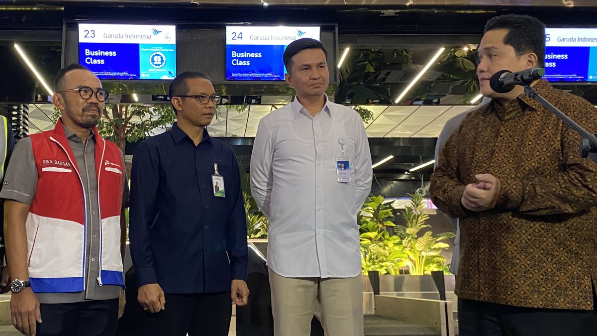 Ahead Of The Christmas And New Year Holidays, Erick Thohir Checks Soetta Airport Readiness And Airline Ticket Prices