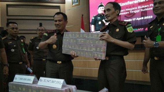 Kejati Sultra Setor PNBP Rp59,5 Miliar dari Kasus Tambang Ilegal, Ini Penampakan Uangnya