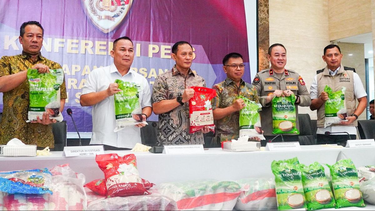 Ini Pasal yang Disangkakan untuk Tersangka Kasus Beras Oplosan