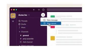 Slack Luncurkan <i>Canvas</i>, Fitur Baru untuk Berbagi Konten secara <i>Real Time</i>