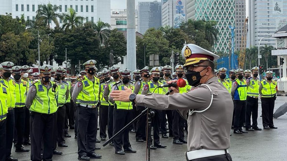 Ribuan Aparat Gabungan TNI-Polri Dikerahkan Menjaga Demo 21 April