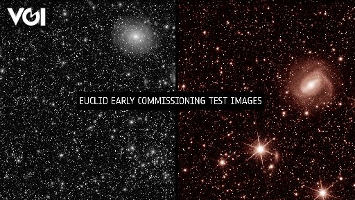 Euclid Telescope: First Experimental Images and Mission Update