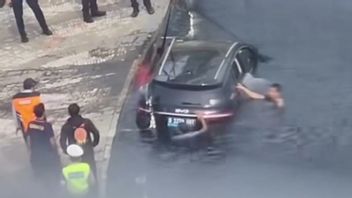 BYD Accident sur le Bundaran HI, la police dit que le chauffeur de Grab Car qui a seulement 3 mois a conduit une voiture électrique