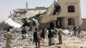Koalisi Pimpinan Arab Saudi Lancarkan Serangan Udara Terhadap Kelompok Houthi, Belasan Orang Tewas di Yaman