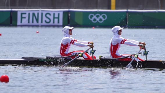 Finis di Posisi Buncit, Pedayung Mutiara/Melani Gagal ke Semifinal Olimpiade Tokyo 