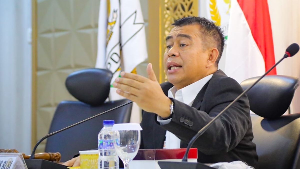 Chairman Of The DPD BLBI Special Committee Suggests Fadel Muhammad To Focus On Managing Bank Intan Problems