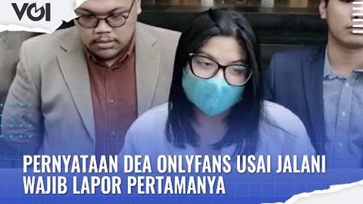 VIDEO: Usai Jalani Wajib Lapor, Dea OnlyFans Minta Maaf