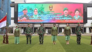 Jenderal Andika Saksikan Sertijab Mayjen TNI Sulaiman Agusto Jadi Pangdam XII/Tanjungpura