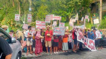 Proses Pengukuran Tanah Tahap II Desa Wadas Diwarnai Aksi Demo di Rumah Kades