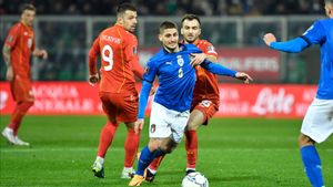 Gol Telat Makedonia Utara Torehkan Catatan Kelam untuk Italia di Piala Dunia 2022, Verratti: Ini Mimpi Buruk!