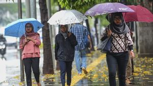 BMKG 周一下午在雅加达部分地区预测降雨
