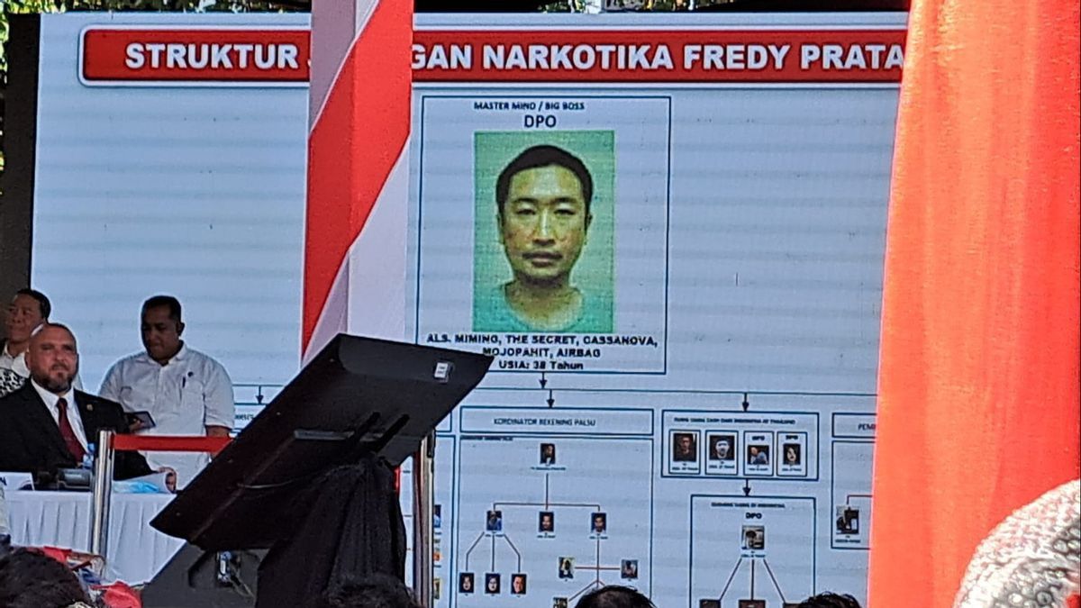 楠榜警察局前毒品局局长成为Fredy Pratama网络的特别快递员