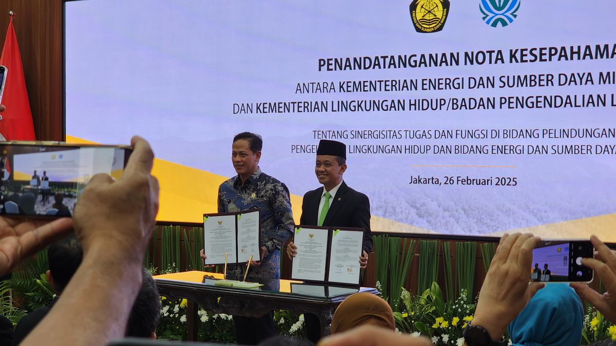 The Ministry Of Energy And Mineral Resources Collaborates With The Ministry Of Environment For Energy Resilience Cooperation