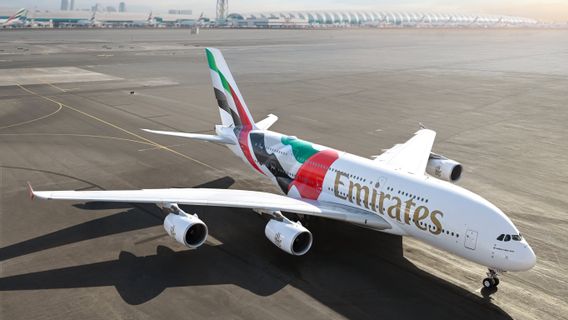 Emirates Luncurkan Desain Livery Baru A380 dengan Bendera UEA