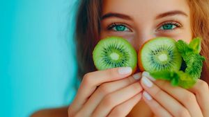 Pas seulement les épiceries, c'est une série d'aliments qui sont bons pour la santé des yeux