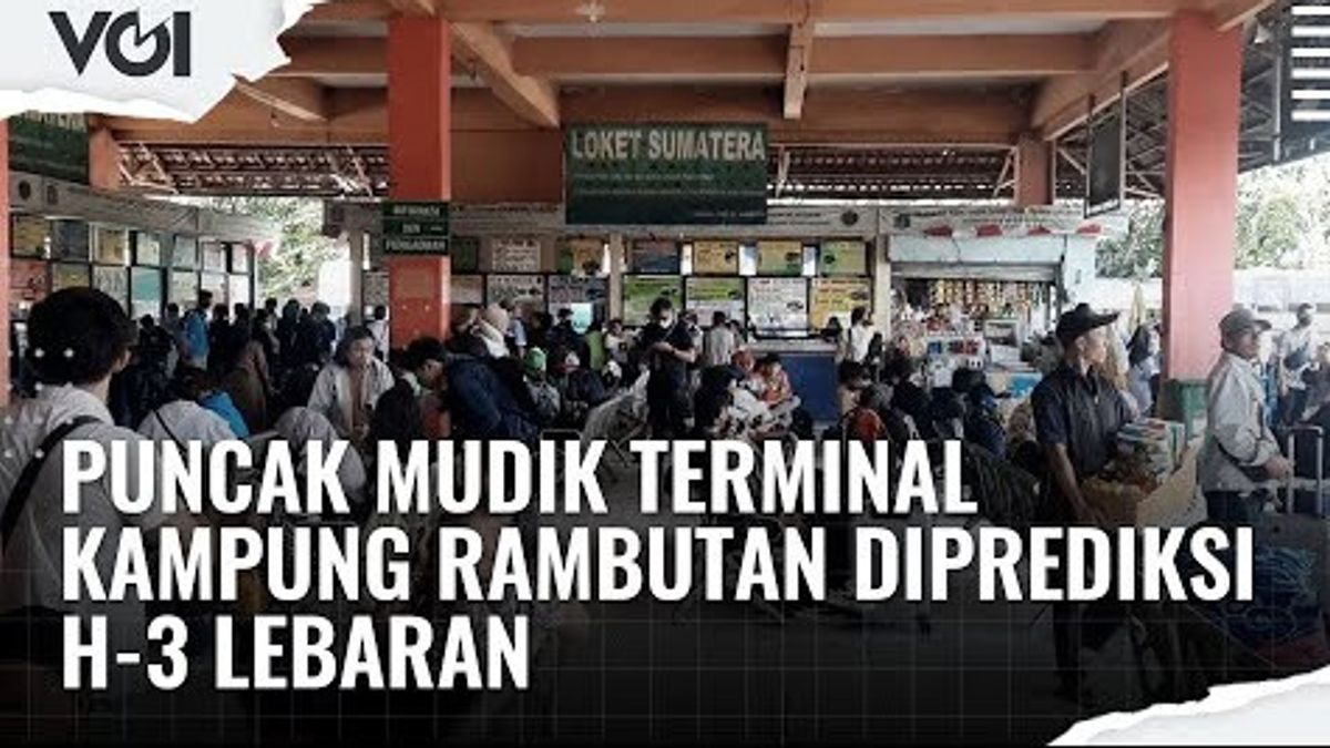 VIDEO: Mudik Lebaran, H-6 Kenaikan Penumpang di Terminal Kampung Rambutan Sudah 100 Persen