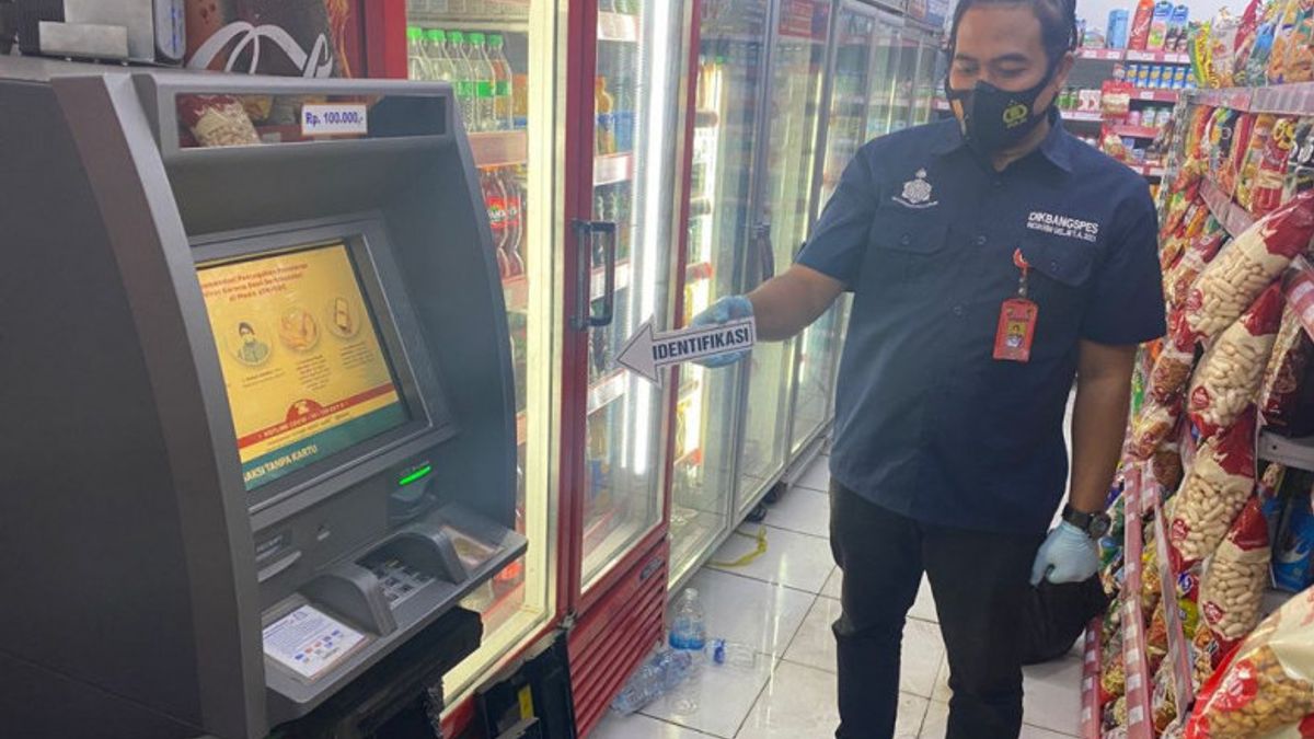 ATM Dans Mini-marché Serang Dibobol, Rp300 Million Raib