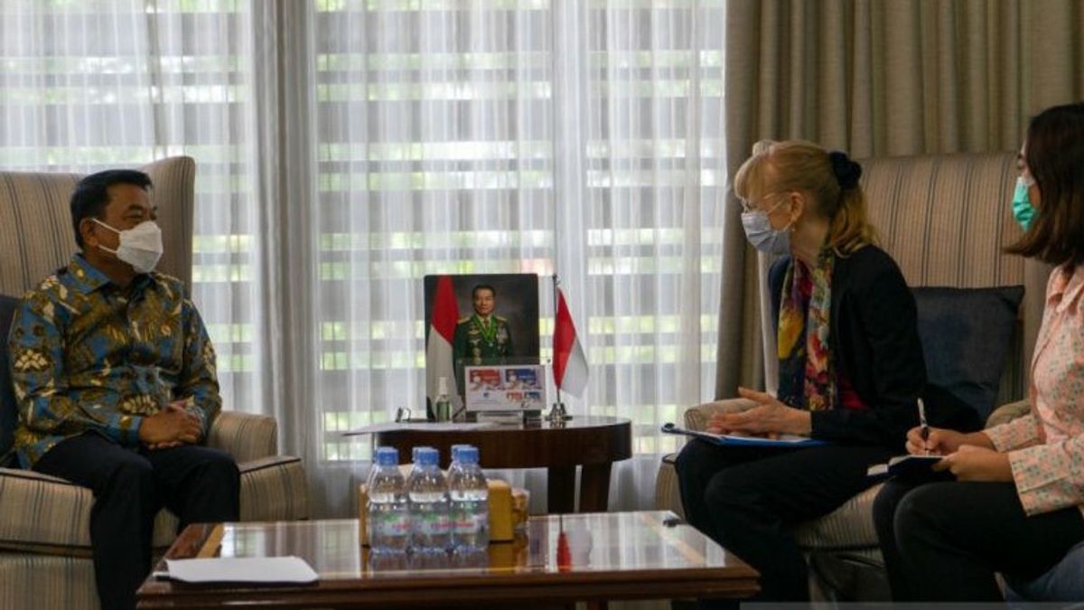 与德国大使Moeldoko会面：印度尼西亚对环境改善问题有着坚定的承诺