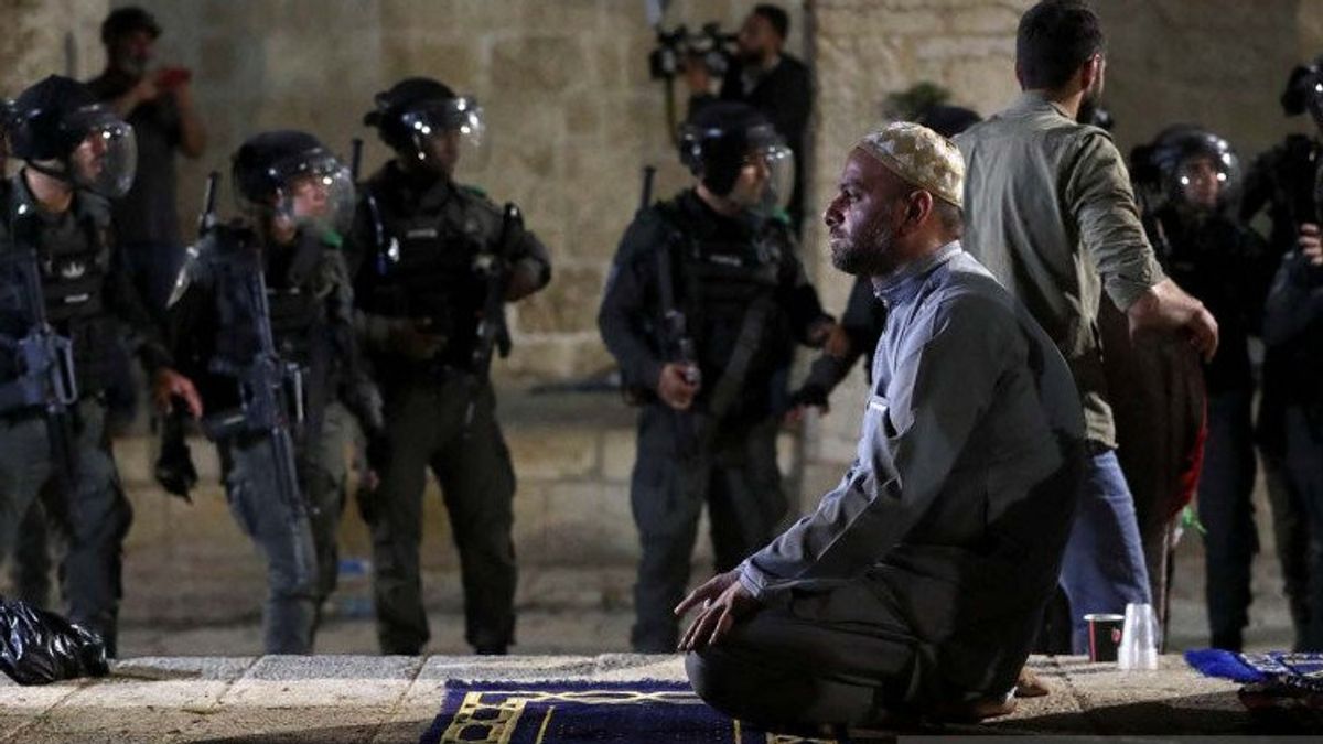 205名巴勒斯坦人在阿克萨清真寺受伤，政府应向联合国提出抗议