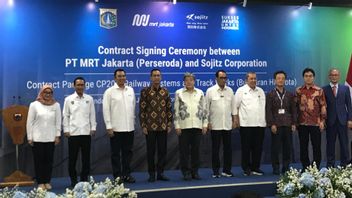 MRT Jakarta Teken Kontrak CP 205 Fase 2A dengan Konsultan Jepang, Nilainya Rp1,5 Triliun