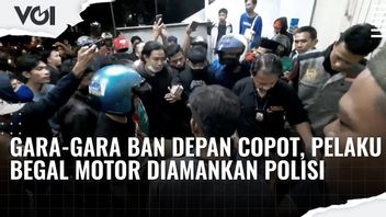 VIDEO: Apes, Gara-Gara Ban Depan Copot, Pelaku Begal Motor Diamankan Polisi