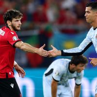Ternyata, Ronaldo Beri Motivasi Kvaratskhelia Bawa Georgia ke Fase Gugur