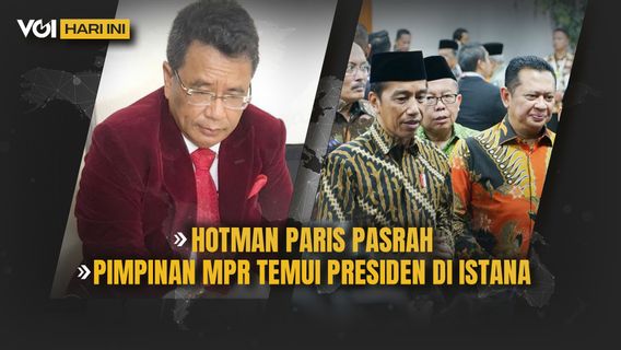 VIDEO VOI Today: Jokowi's Hotman Advice Is Not Responding To, MPR Leaders Meet The President At The Palace